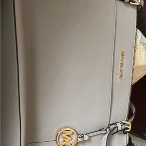 Michael Kors Light Gray Shoulder Bag